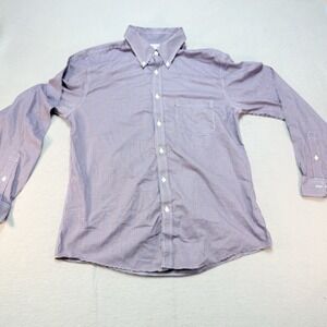 Brooks Brothers Regent Shirt Large Blue/red Plaid Button Cotton Non-iron‎ Preppy